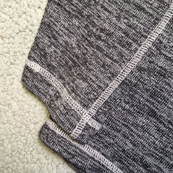 Eddie Bauer 1/4 Zip Pullover Sweater Men's Size Large Striped Black/Gray - Picture 5 of 9